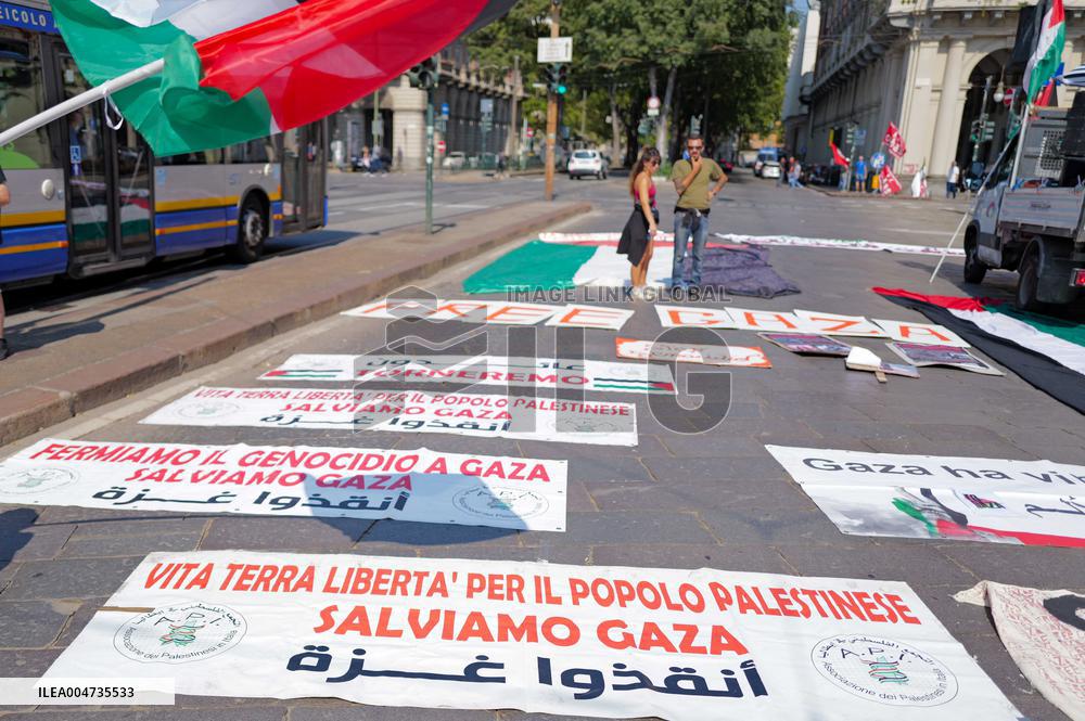 March for Free Palestine - Turin