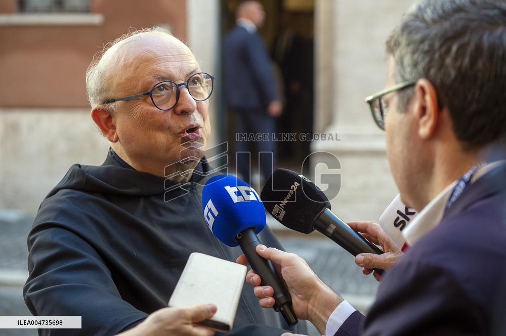 Pope Leo XIV at church of Saint Anne - Vatican