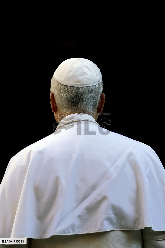 Pope Leo XIV at church of Saint Anne - Vatican