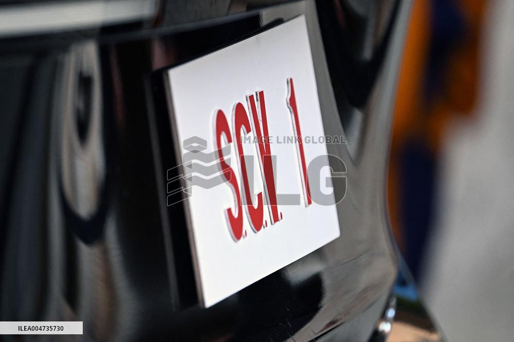 Pope Leo XIV at church of Saint Anne - Vatican