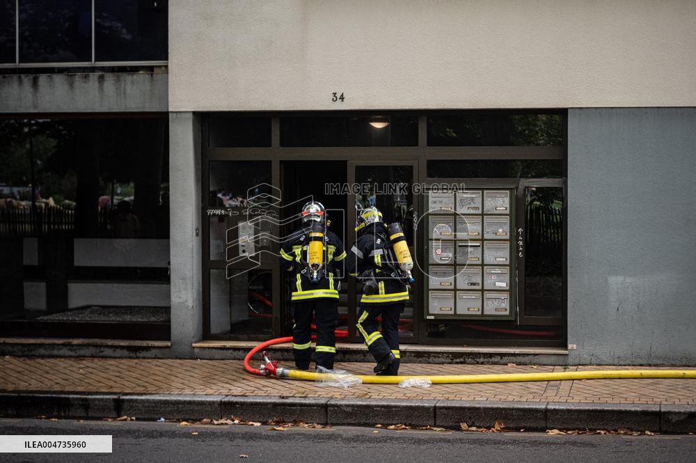 Fire breaks out in a residence near the station - Bordeaux
