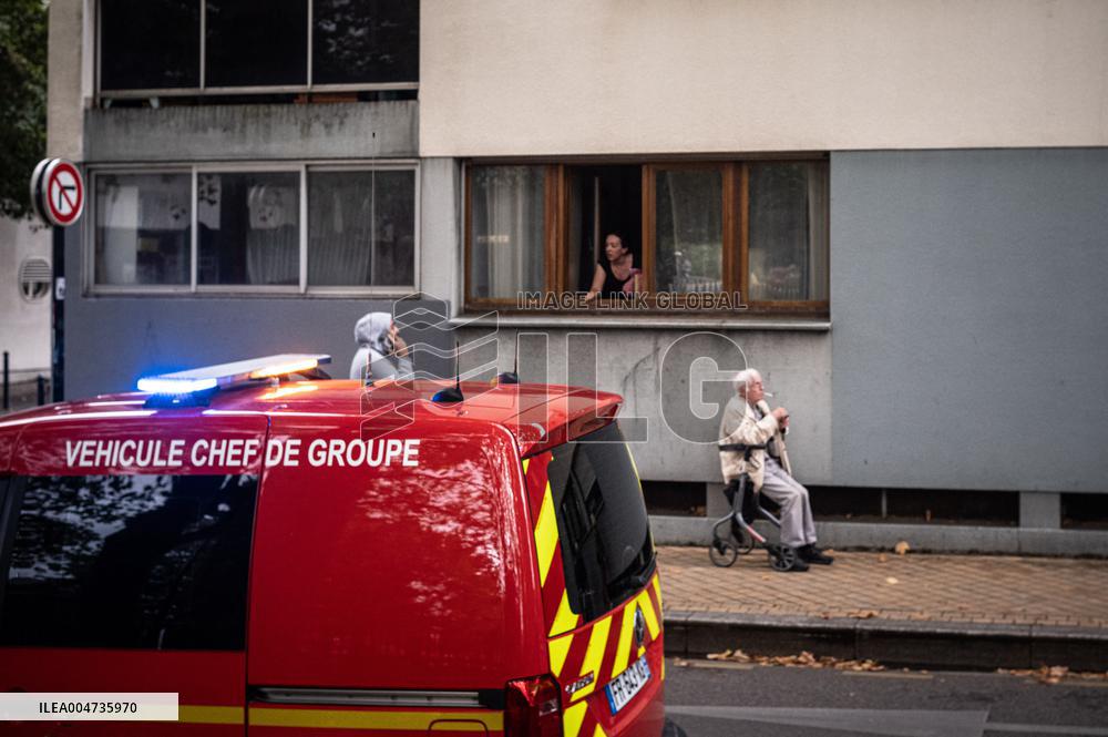 Fire breaks out in a residence near the station - Bordeaux