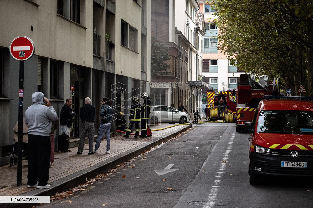 Fire breaks out in a residence near the station - Bordeaux