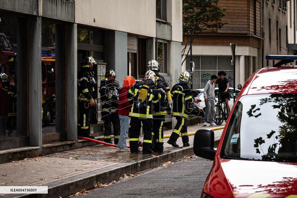Fire breaks out in a residence near the station - Bordeaux