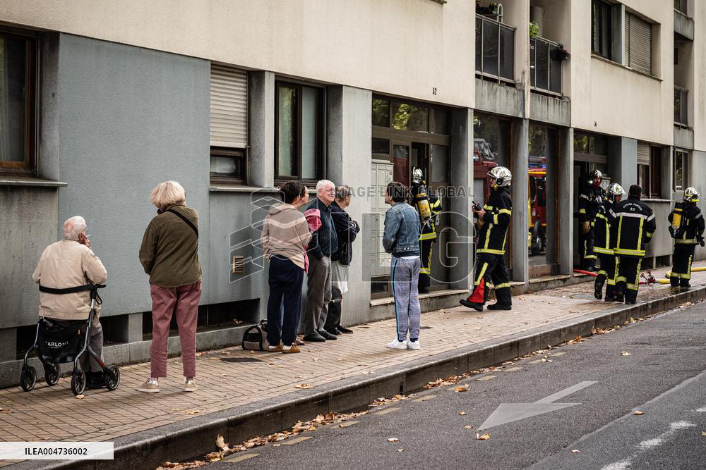 Fire breaks out in a residence near the station - Bordeaux