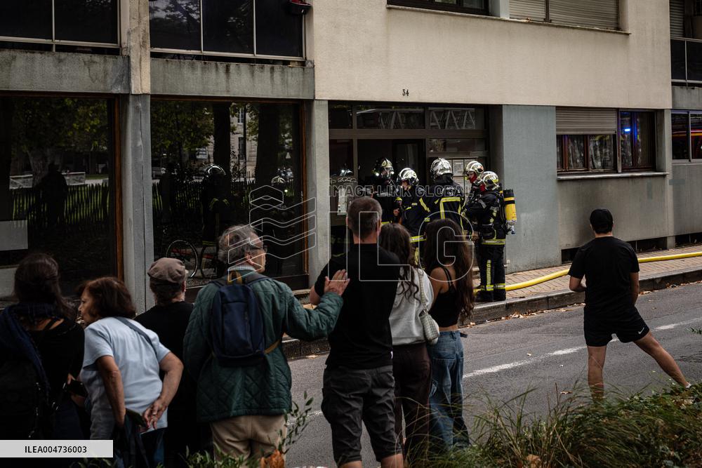 Fire breaks out in a residence near the station - Bordeaux