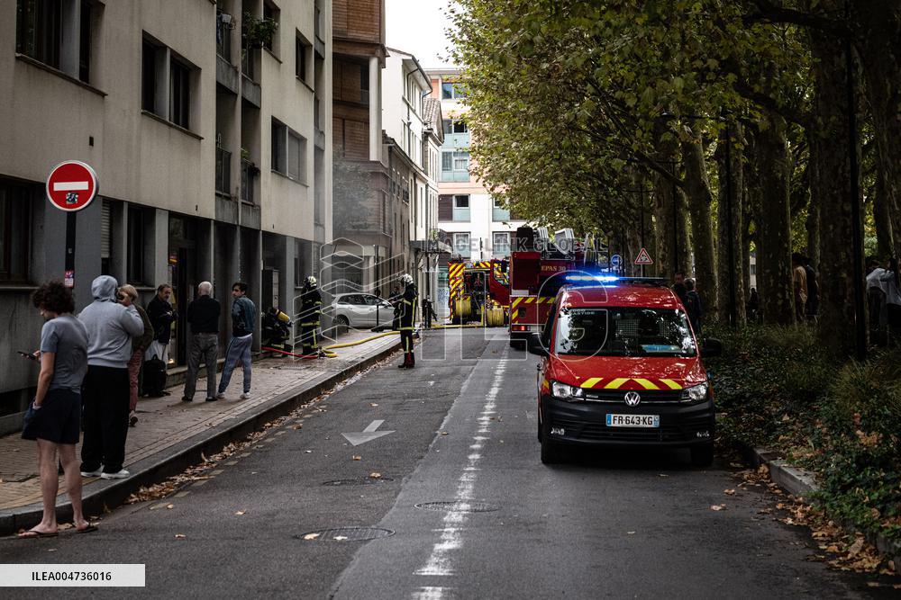 Fire breaks out in a residence near the station - Bordeaux
