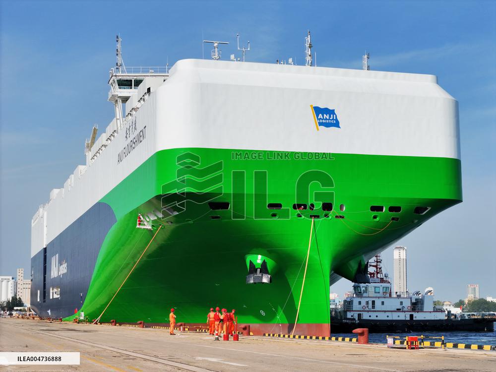 World Most Powerful Ocean Going Automobile Transport Ship  Anji
