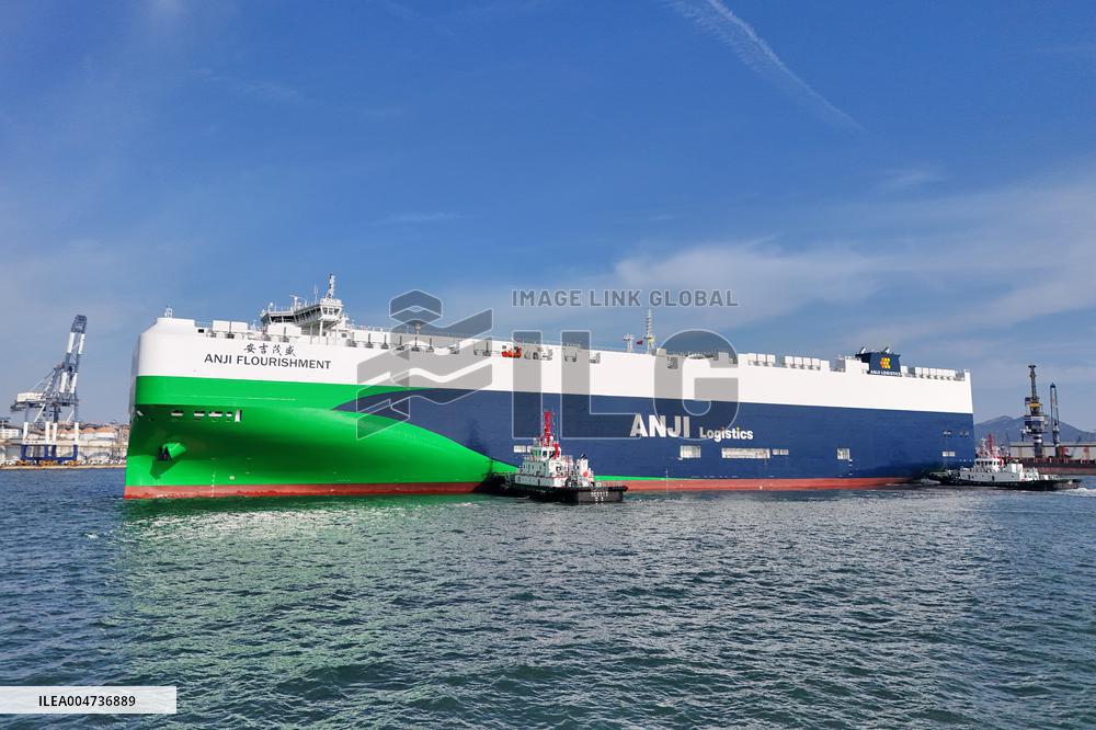 World Most Powerful Ocean Going Automobile Transport Ship  Anji