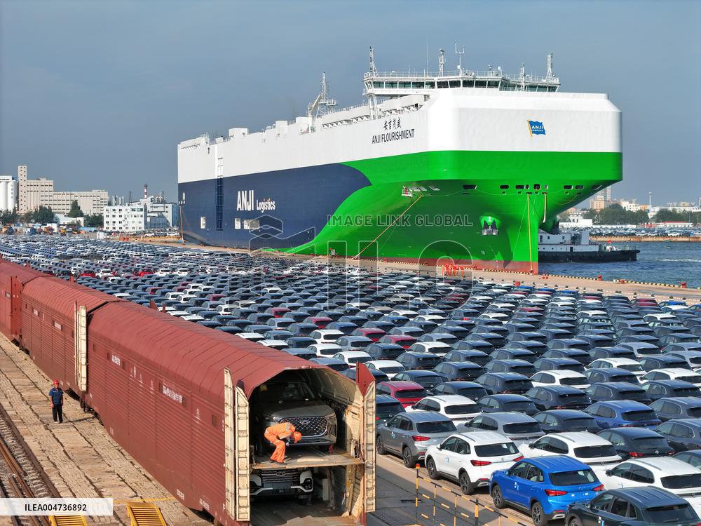 World Most Powerful Ocean Going Automobile Transport Ship  Anji