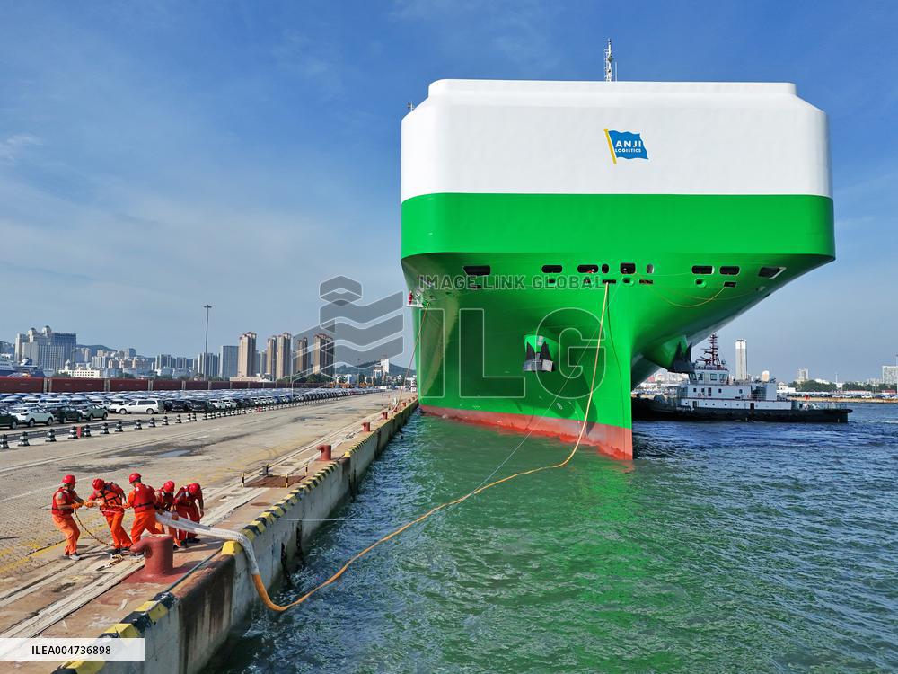 World Most Powerful Ocean Going Automobile Transport Ship  Anji