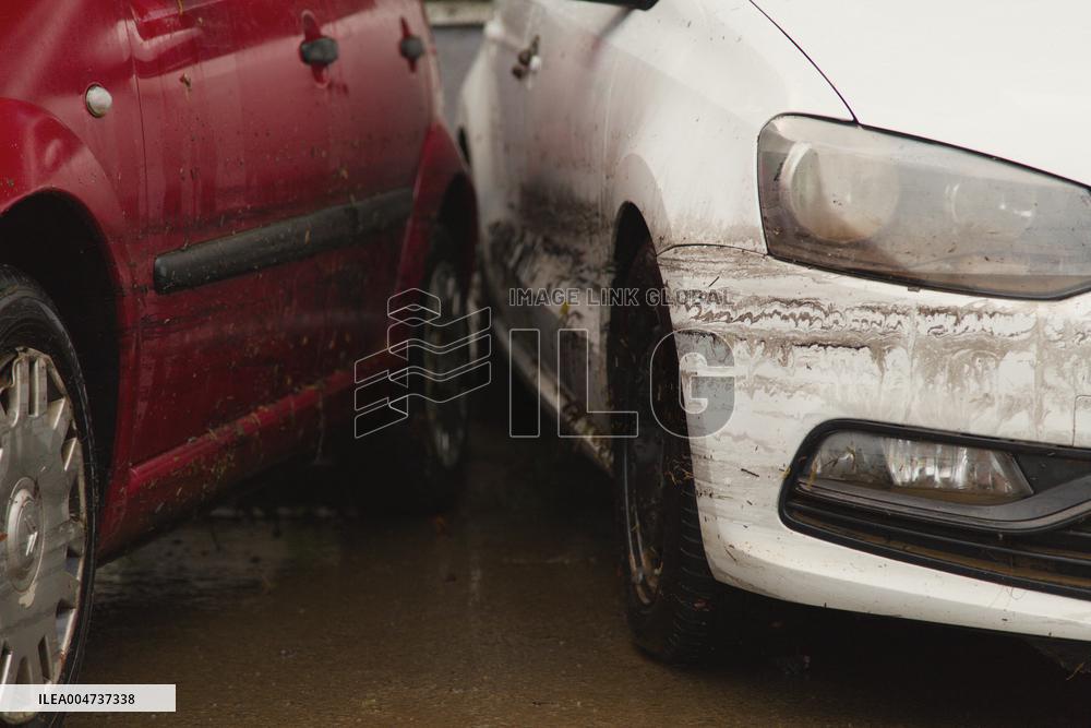 Heavy Rain and Flooding in The Cotes-D'armor Region - France