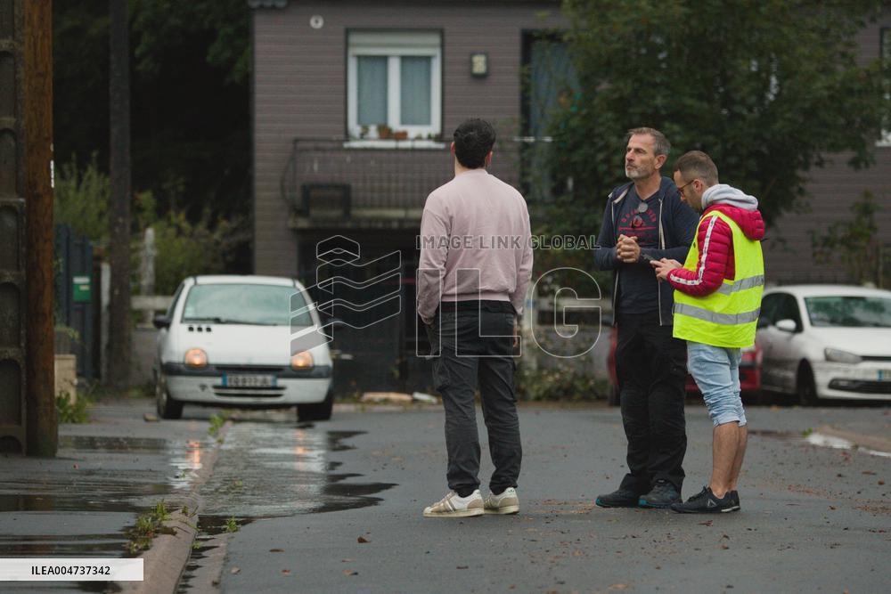 Heavy Rain and Flooding in The Cotes-D'armor Region - France