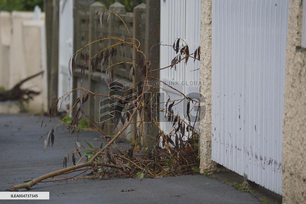 Heavy Rain and Flooding in The Cotes-D'armor Region - France
