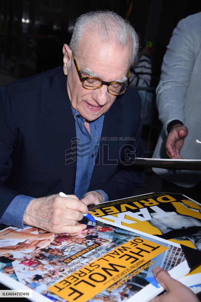 Martin Scorsese Signs For Fans - NYC