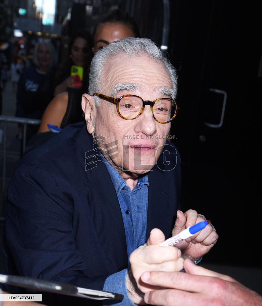 Martin Scorsese Signs For Fans - NYC