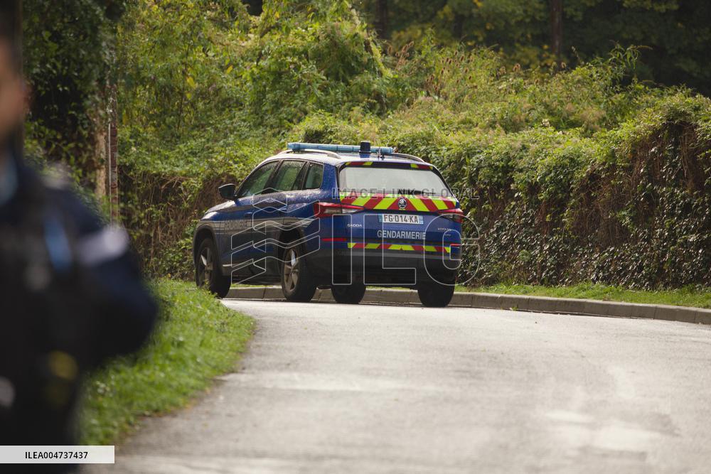 Car Of A Person Found Dead During Severe Floods - Guingamp