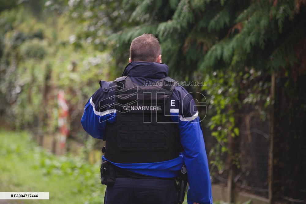 Car Of A Person Found Dead During Severe Floods - Guingamp