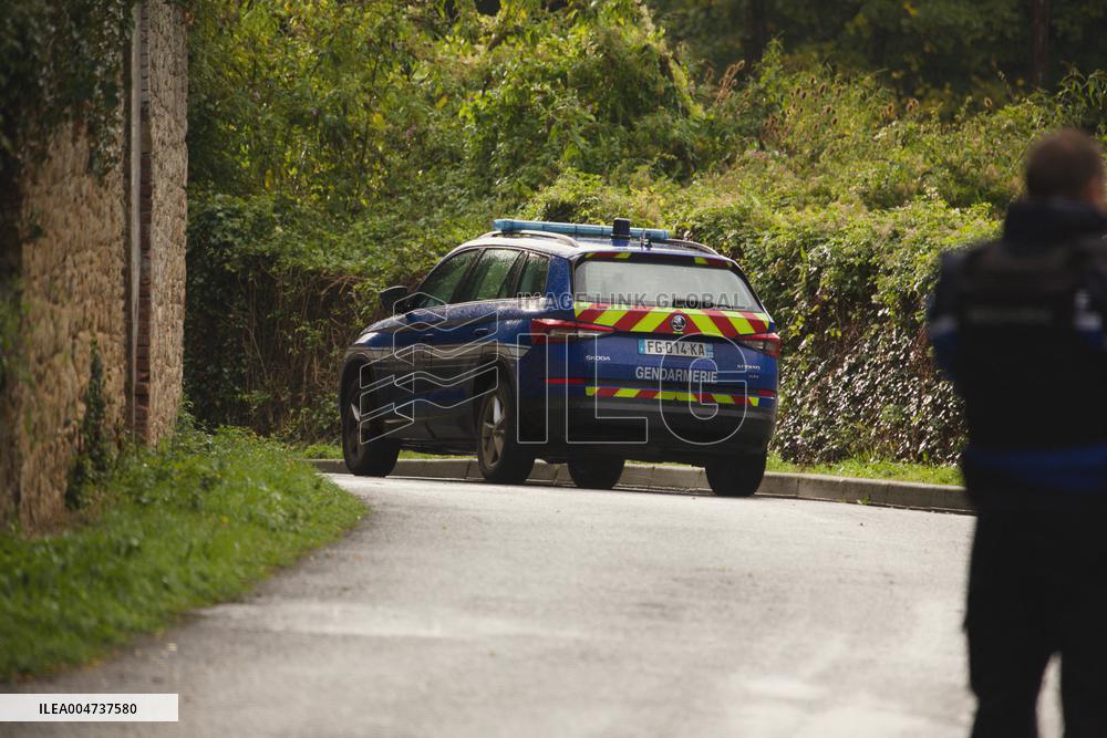 Exclusive - Car Of A Person Found Dead During Severe Floods - Guingamp