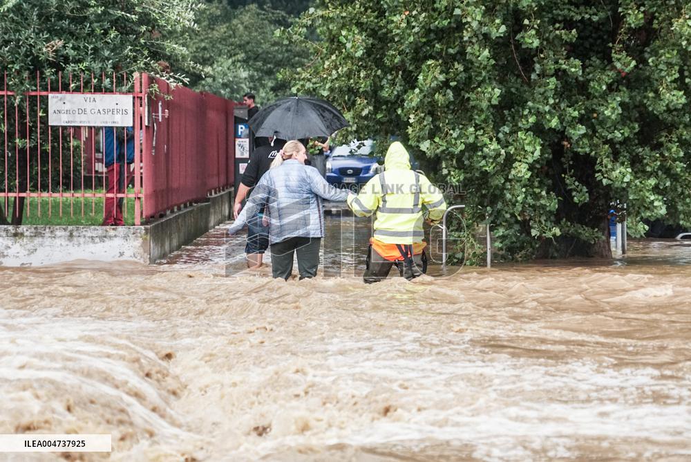 Bad Weather Hits Northern Italy - Milan