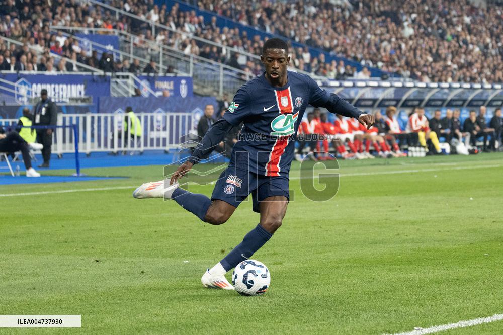 French Cup final football match PSG Stade de Reims - Saint-Denis