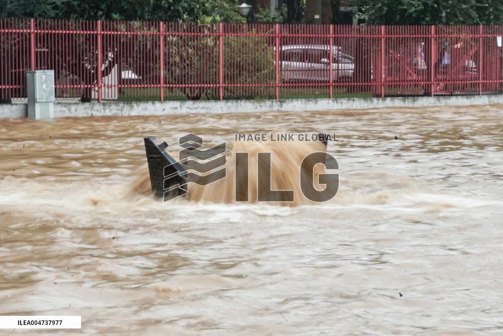 Bad Weather Hits Northern Italy - Milan