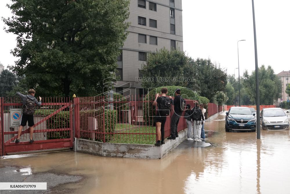 Bad Weather Hits Northern Italy - Milan