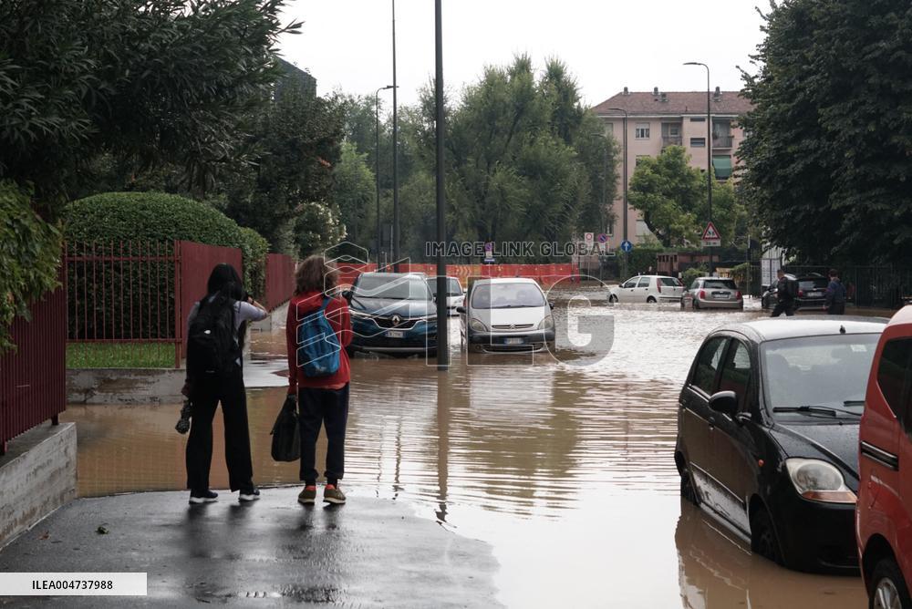 Bad Weather Hits Northern Italy - Milan