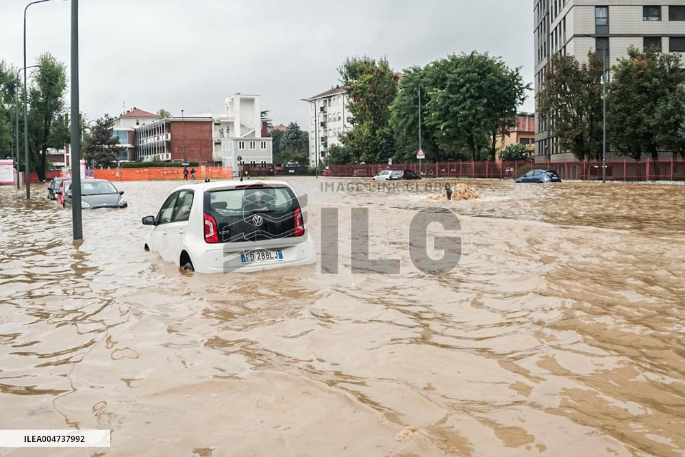 Bad Weather Hits Northern Italy - Milan