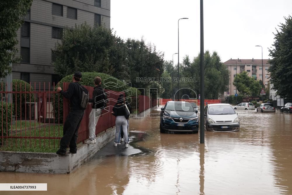 Bad Weather Hits Northern Italy - Milan