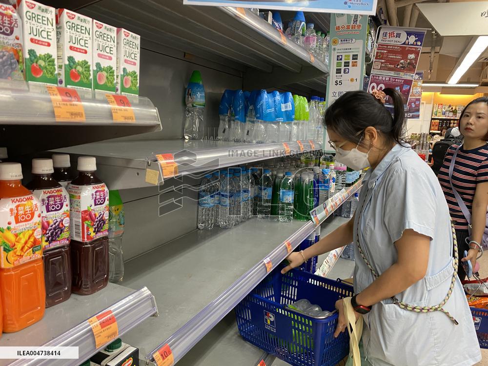 Hong Kong Prepares For Typhoon Ragasa