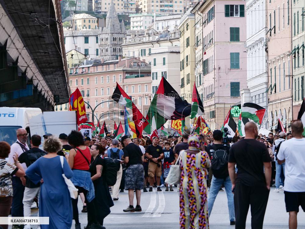 General Strike for Palestine - Genoa