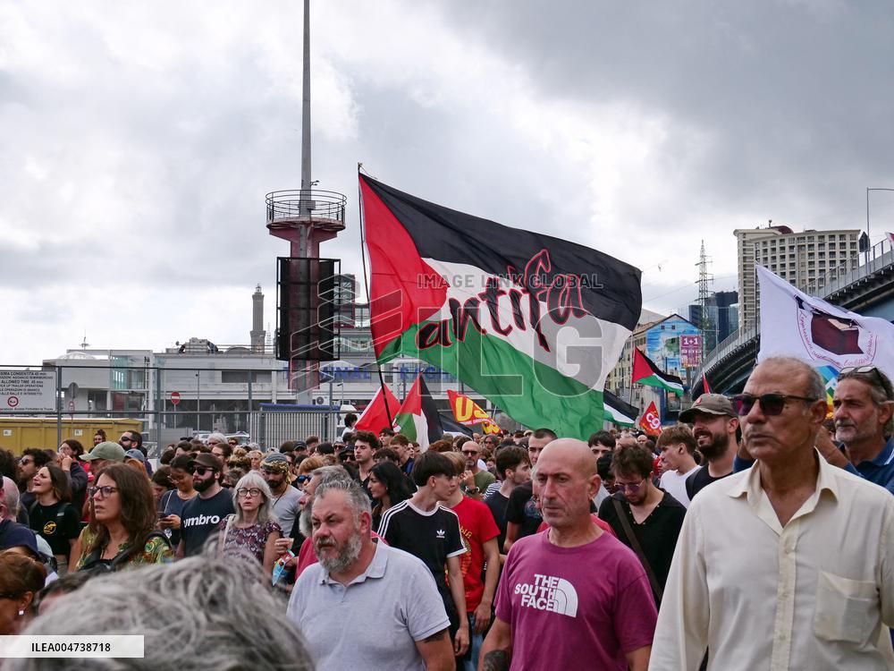 General Strike for Palestine - Genoa