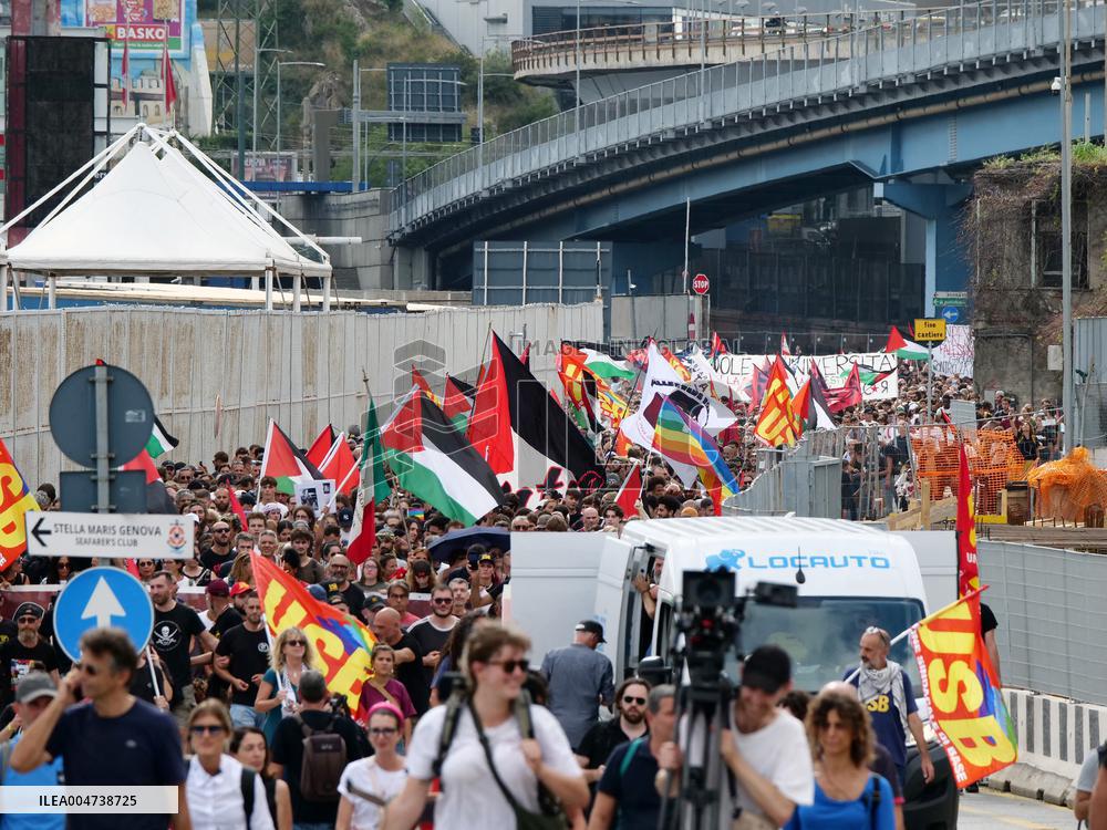 General Strike for Palestine - Genoa