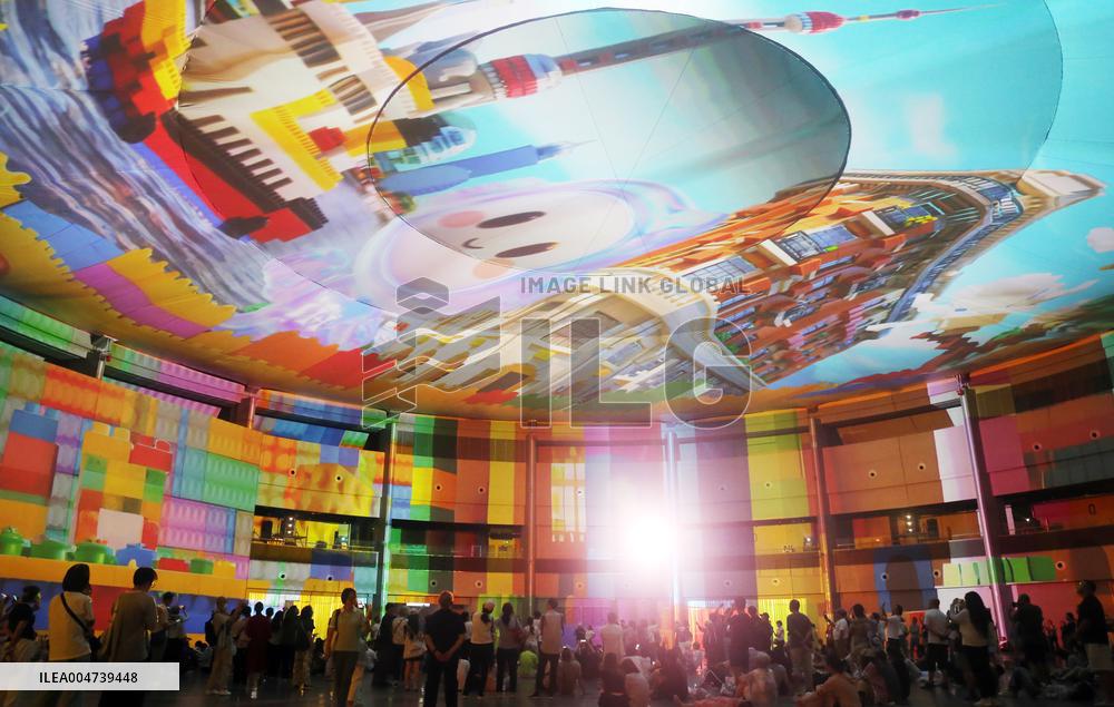 Shanghai International Light Festival 3D Dome Projection Show