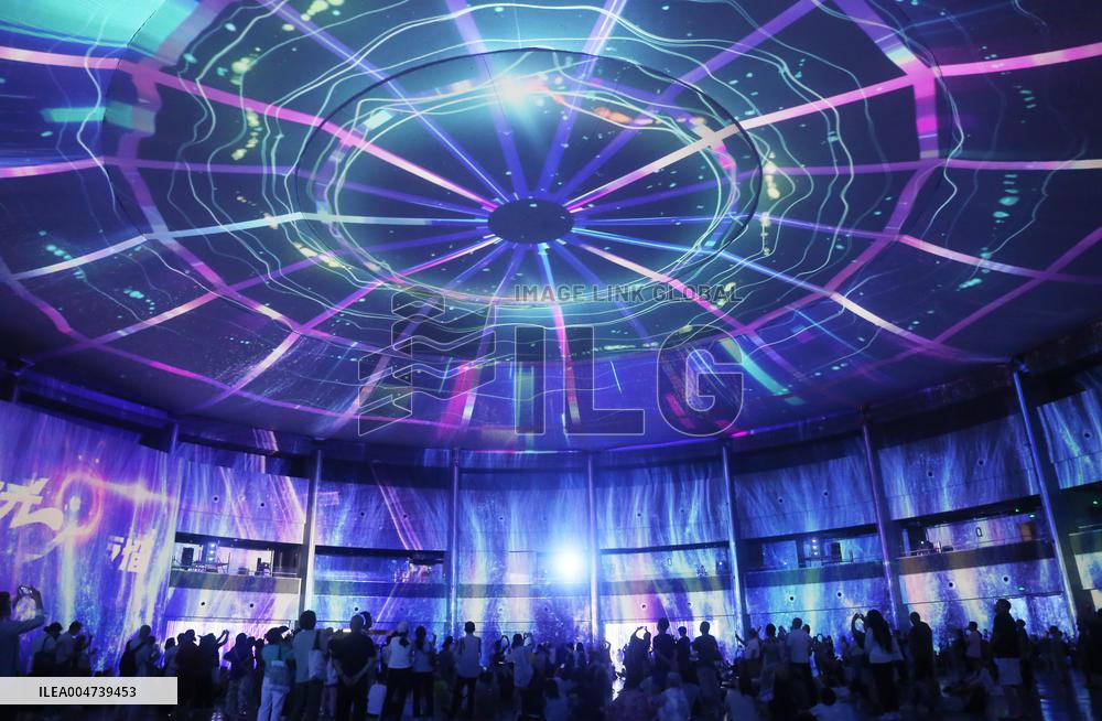 Shanghai International Light Festival 3D Dome Projection Show