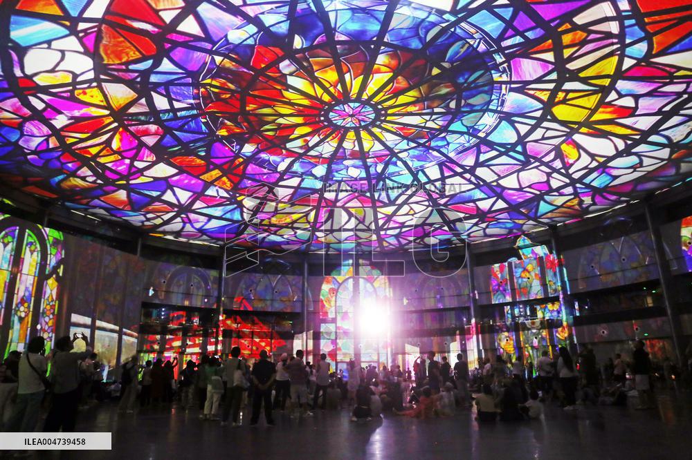 Shanghai International Light Festival 3D Dome Projection Show