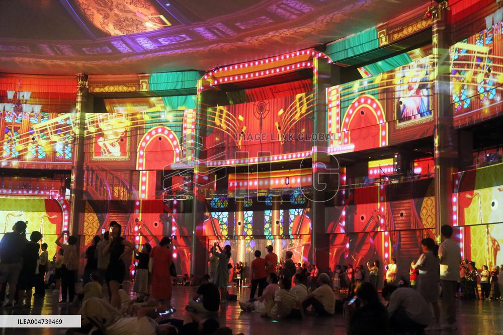 Shanghai International Light Festival 3D Dome Projection Show