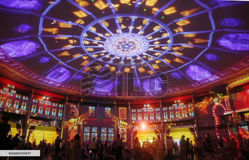 Shanghai International Light Festival 3D Dome Projection Show