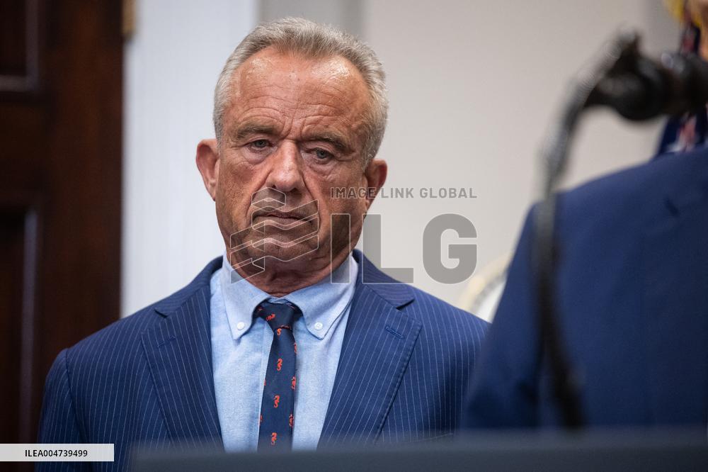 President Trump Speaks About Autism At The White House - DC