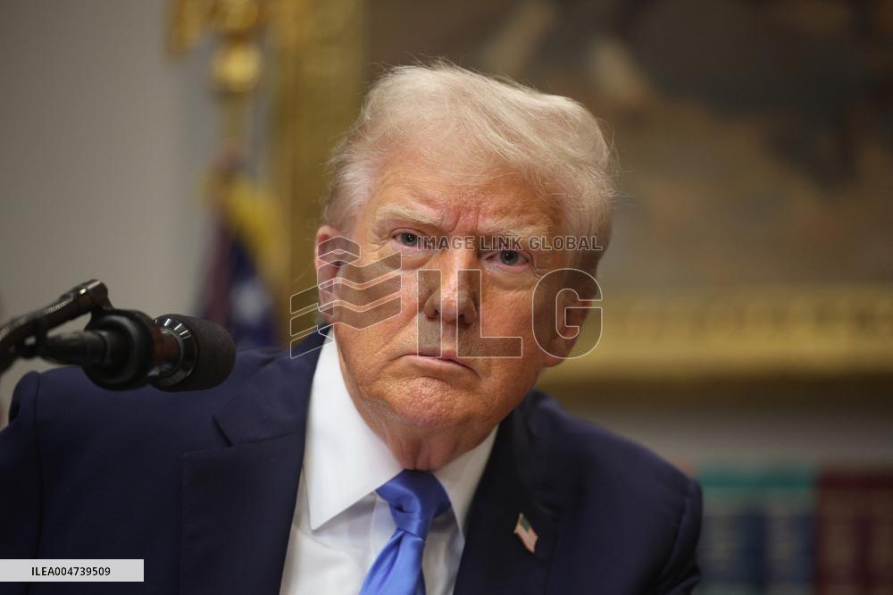 President Trump Speaks About Autism At The White House - DC