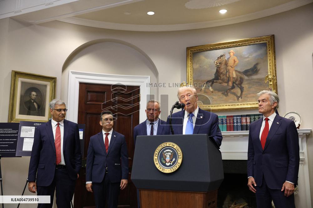 President Trump Speaks About Autism At The White House - DC