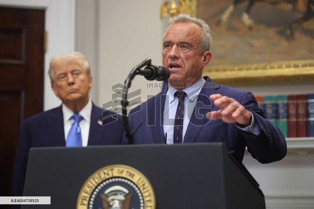 President Trump Speaks About Autism At The White House - DC