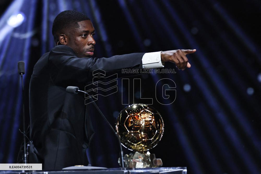 Ousmane Dembele Wins the 69th Ballon D'Or - Paris