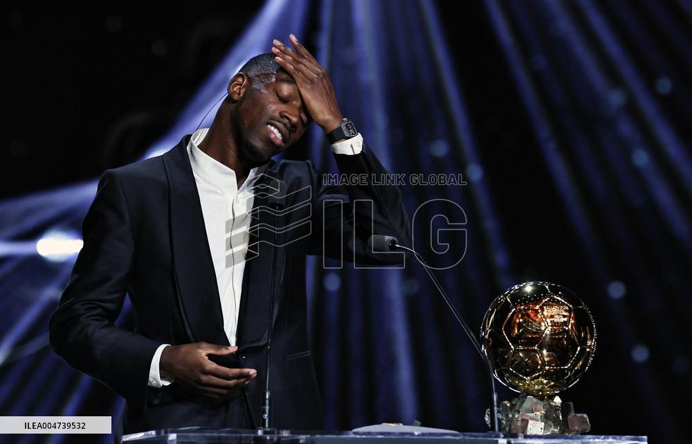 Ousmane Dembele Wins the 69th Ballon D'Or - Paris