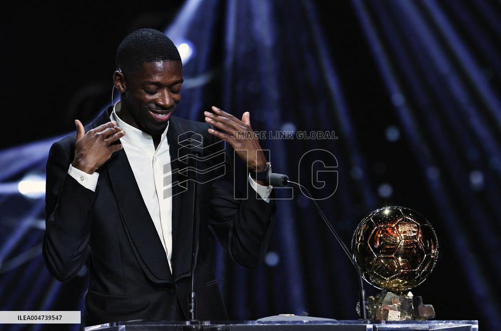 Ousmane Dembele Wins the 69th Ballon D'Or - Paris