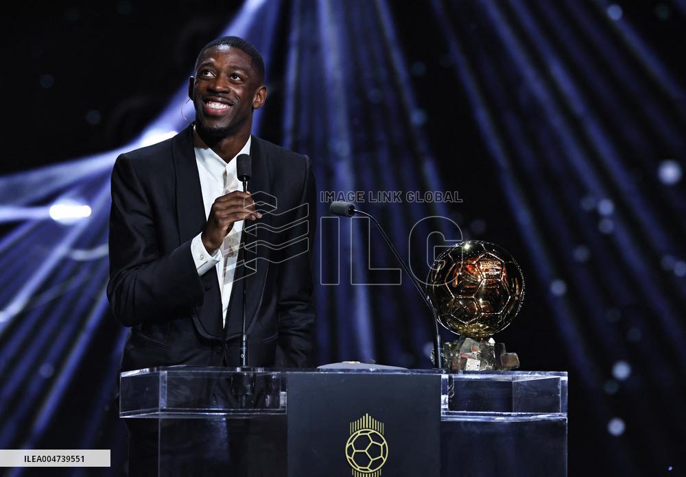 Ousmane Dembele Wins the 69th Ballon D'Or - Paris