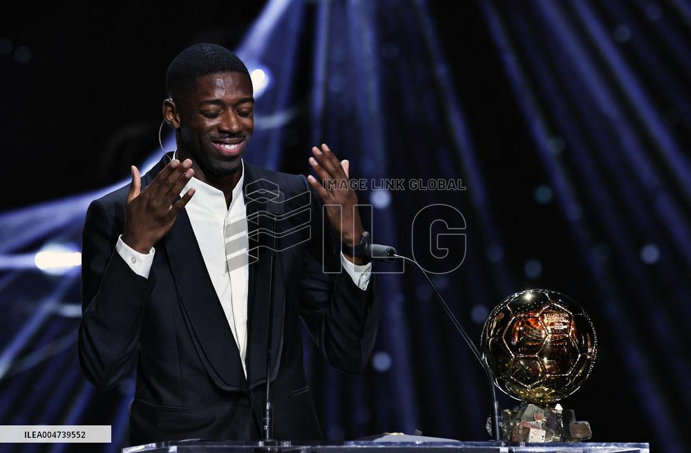 Ousmane Dembele Wins the 69th Ballon D'Or - Paris