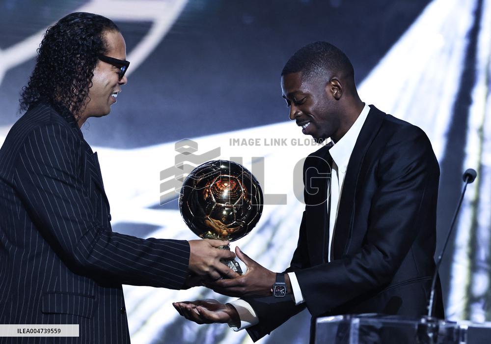 Ousmane Dembele Wins the 69th Ballon D'Or - Paris