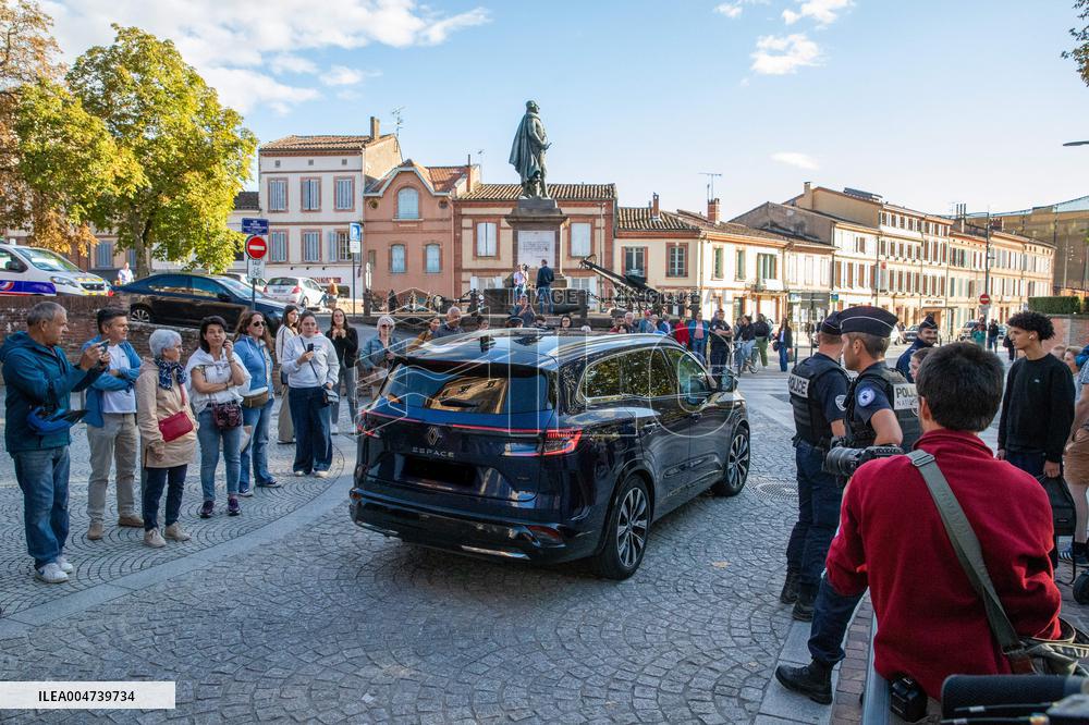 Cedric Jubilar Leaving The Court After His First Day Trial - Albi
